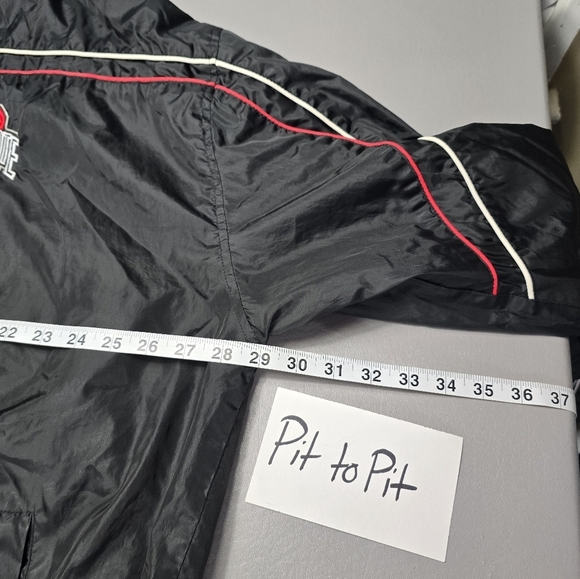 G 3 mens ohio state black and red windbreaker jacket size XXL - Picture 4 of 11